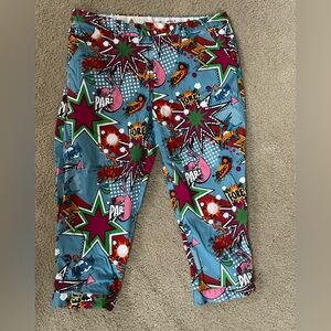 Colorful Graphic Print Pants